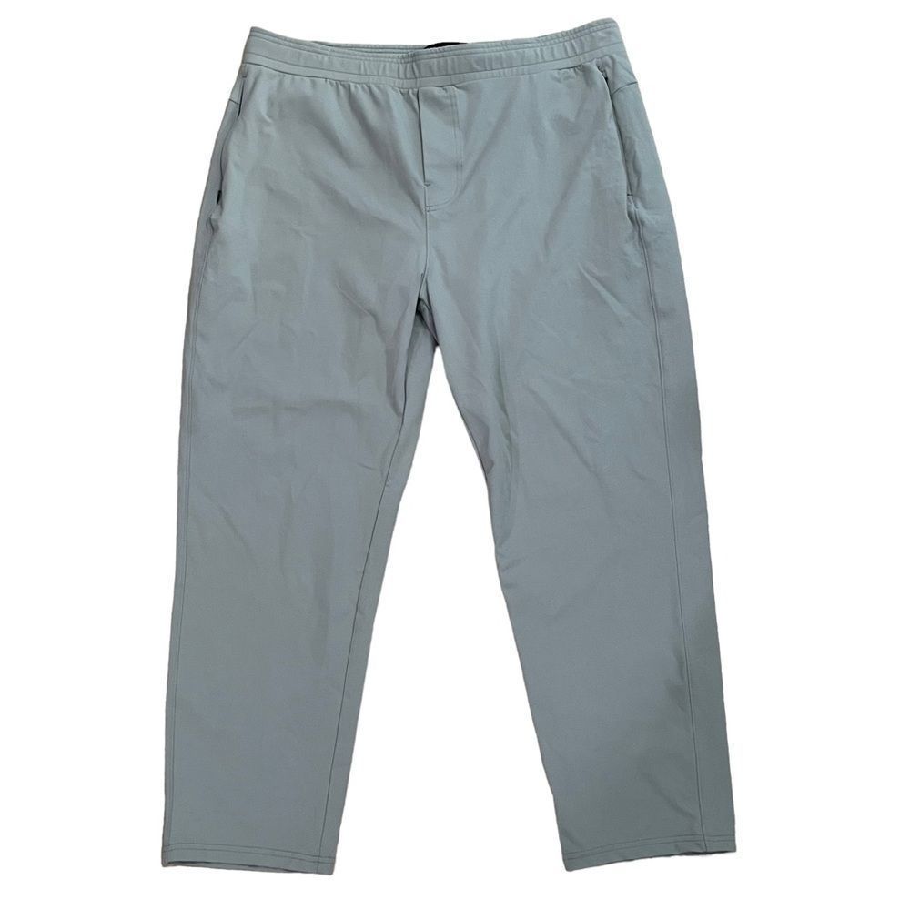 Public Rec All Day Every Day Pants Elastic Waist Casual Fog Grey Sz 42 x 30